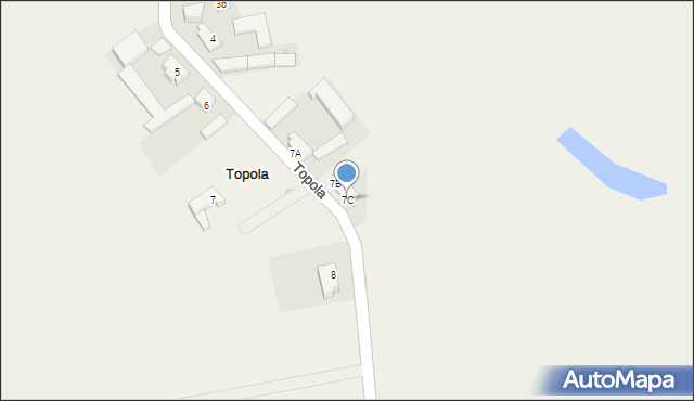 Topola, Topola, 7C, mapa Topola