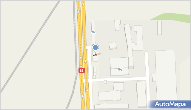 Topola Królewska, Topola Królewska, 46e, mapa Topola Królewska