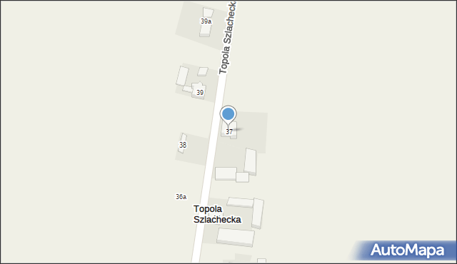 Topola Szlachecka, Topola Szlachecka, 37, mapa Topola Szlachecka
