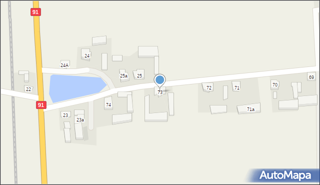 Topola Szlachecka, Topola Szlachecka, 73, mapa Topola Szlachecka