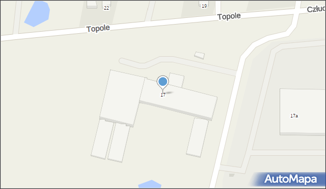 Topole, Topole, 17, mapa Topole