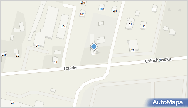 Topole, Topole, 18, mapa Topole