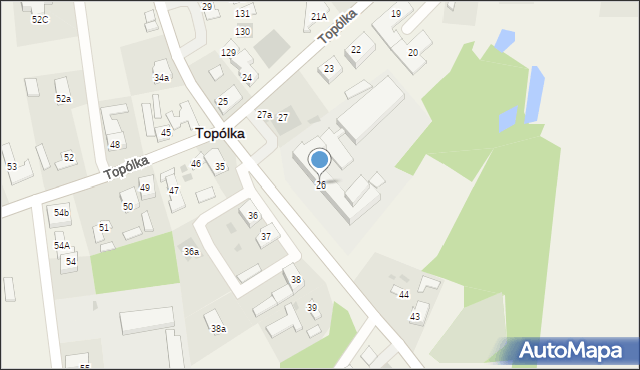 Topólka, Topólka, 26, mapa Topólka