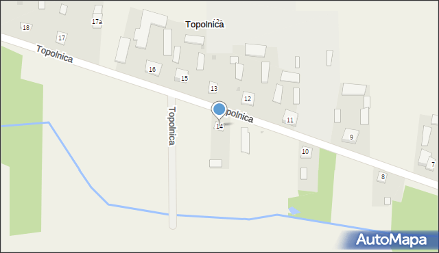 Topolnica, Topolnica, 14, mapa Topolnica
