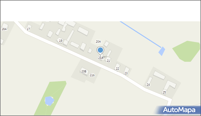 Topólno, Topólno, 21A, mapa Topólno