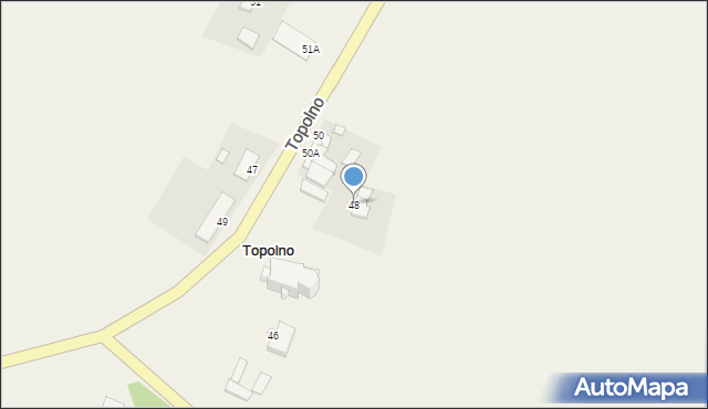 Topolno, Topolno, 48, mapa Topolno