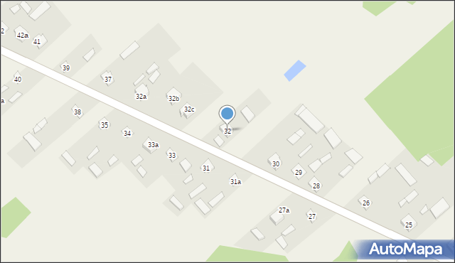 Topór, Topór, 32, mapa Topór