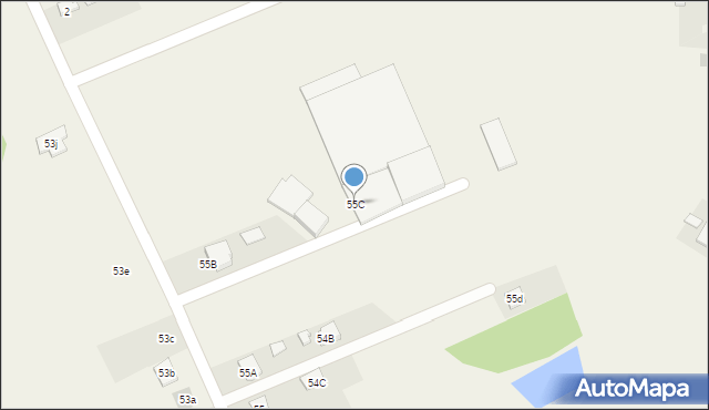 Topórek, Topórek, 55C, mapa Topórek