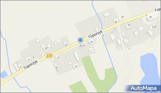 Toporzyk, Toporzyk, 13, mapa Toporzyk