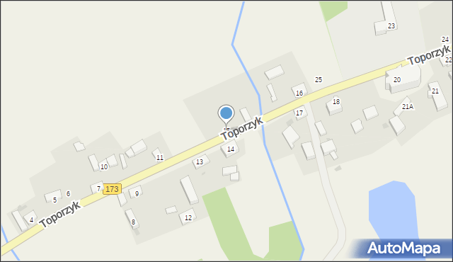 Toporzyk, Toporzyk, 15, mapa Toporzyk