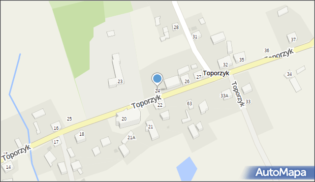 Toporzyk, Toporzyk, 24, mapa Toporzyk