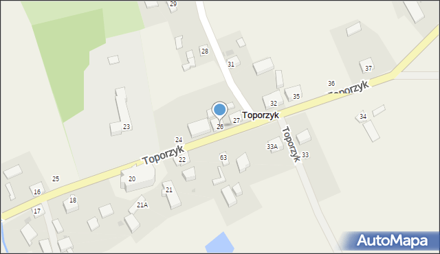 Toporzyk, Toporzyk, 26, mapa Toporzyk