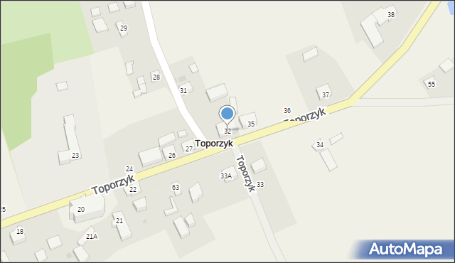 Toporzyk, Toporzyk, 32, mapa Toporzyk