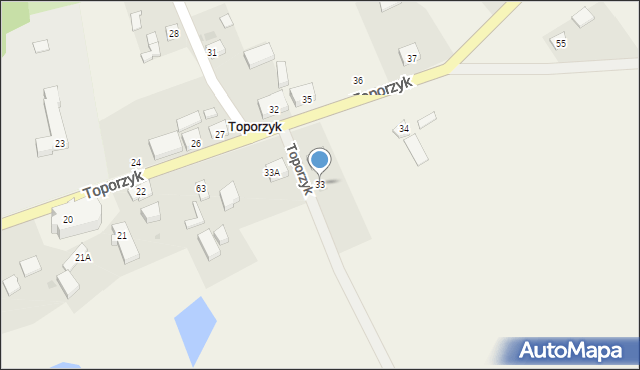 Toporzyk, Toporzyk, 33, mapa Toporzyk