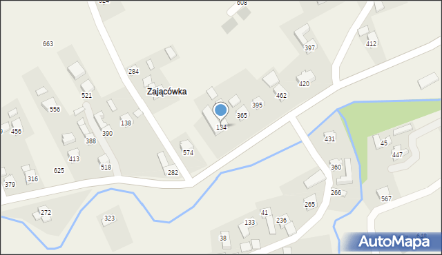 Toporzysko, Toporzysko, 134, mapa Toporzysko