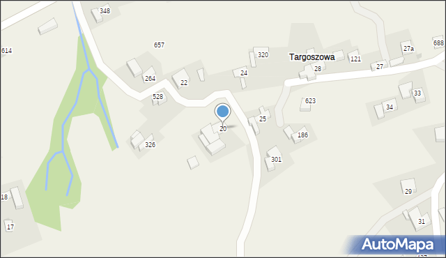 Toporzysko, Toporzysko, 20, mapa Toporzysko