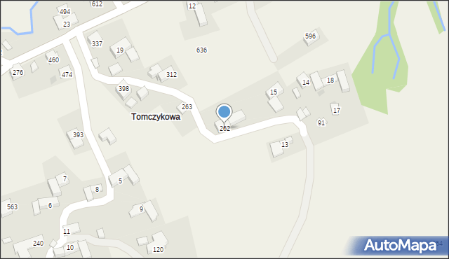 Toporzysko, Toporzysko, 262, mapa Toporzysko