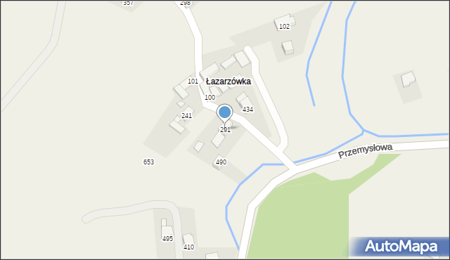 Toporzysko, Toporzysko, 291, mapa Toporzysko