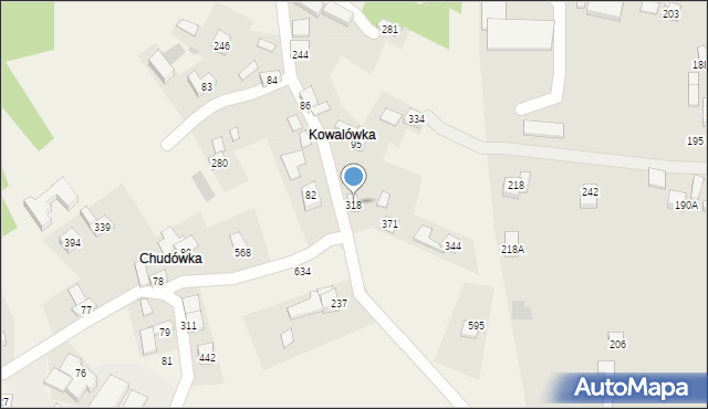 Toporzysko, Toporzysko, 318, mapa Toporzysko