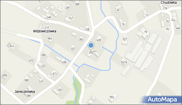 Toporzysko, Toporzysko, 321, mapa Toporzysko