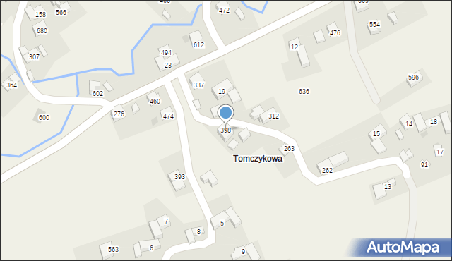 Toporzysko, Toporzysko, 398, mapa Toporzysko