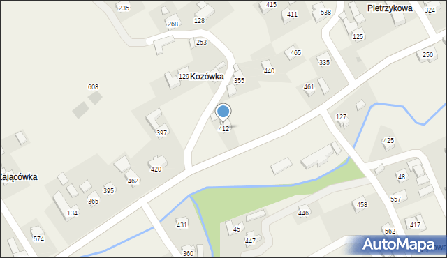 Toporzysko, Toporzysko, 412, mapa Toporzysko