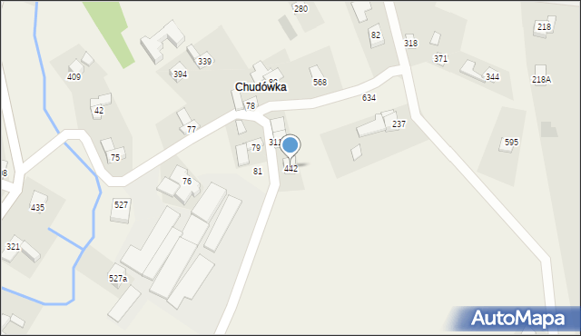 Toporzysko, Toporzysko, 442, mapa Toporzysko