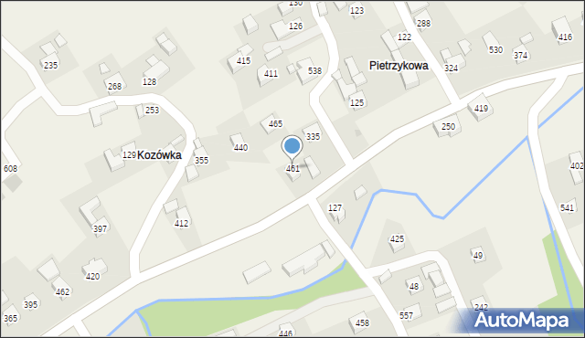 Toporzysko, Toporzysko, 461, mapa Toporzysko