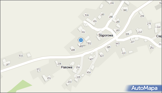 Toporzysko, Toporzysko, 463, mapa Toporzysko