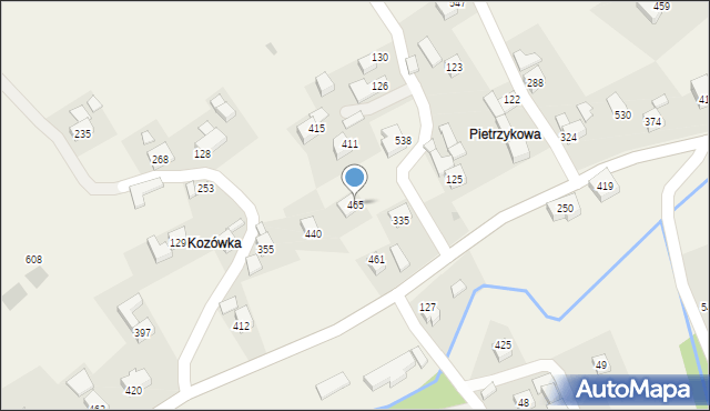 Toporzysko, Toporzysko, 465, mapa Toporzysko