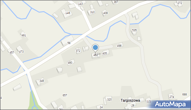 Toporzysko, Toporzysko, 482, mapa Toporzysko