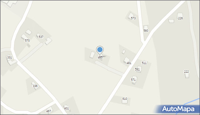 Toporzysko, Toporzysko, 485, mapa Toporzysko