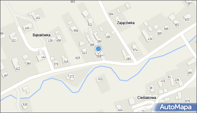 Toporzysko, Toporzysko, 518, mapa Toporzysko