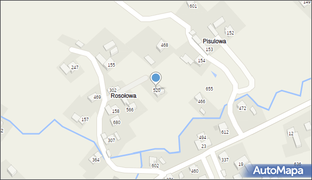 Toporzysko, Toporzysko, 520, mapa Toporzysko