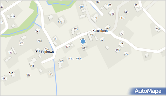 Toporzysko, Toporzysko, 525, mapa Toporzysko