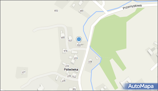 Toporzysko, Toporzysko, 531, mapa Toporzysko