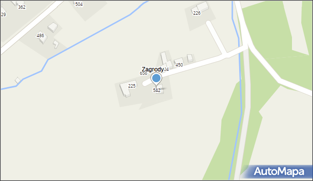 Toporzysko, Toporzysko, 542, mapa Toporzysko