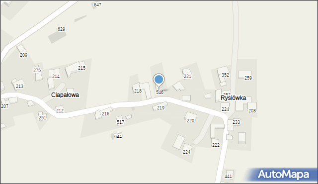 Toporzysko, Toporzysko, 546, mapa Toporzysko