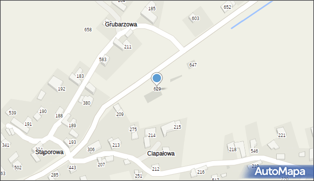 Toporzysko, Toporzysko, 629, mapa Toporzysko