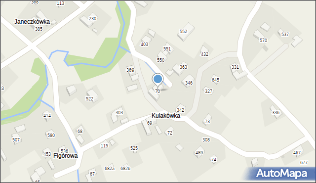 Toporzysko, Toporzysko, 70, mapa Toporzysko