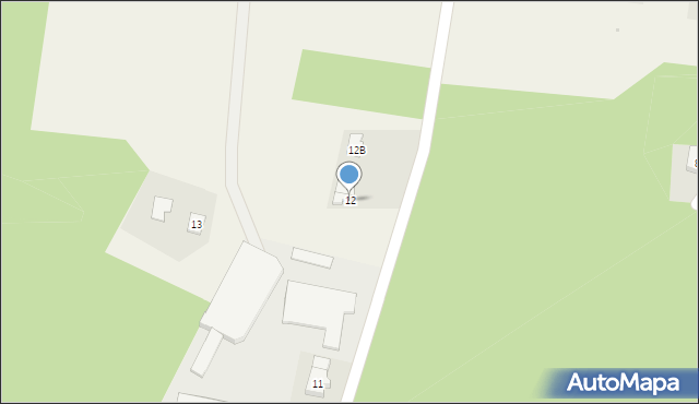 Toporzysko, Toporzysko, 12, mapa Toporzysko