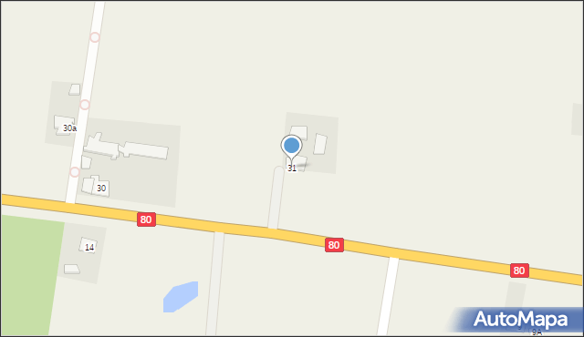 Toporzysko, Toporzysko, 31, mapa Toporzysko