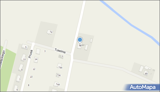 Toporzysko, Toporzysko, 75, mapa Toporzysko