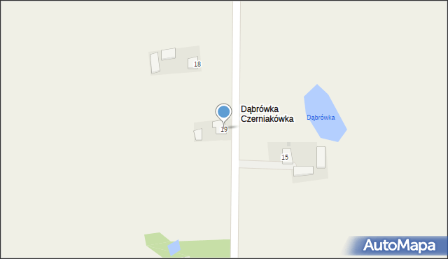 Toporzyszczewo, Toporzyszczewo, 19, mapa Toporzyszczewo