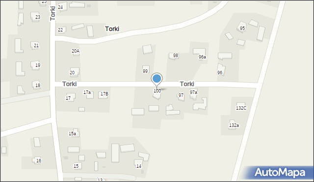 Torki, Torki, 100, mapa Torki