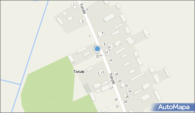 Torule, Torule, 11, mapa Torule