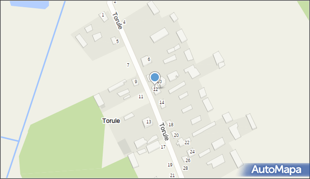 Torule, Torule, 12, mapa Torule