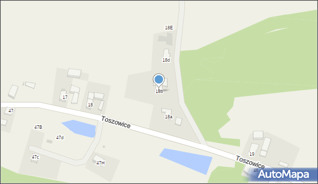 Toszowice, Toszowice, 18b, mapa Toszowice