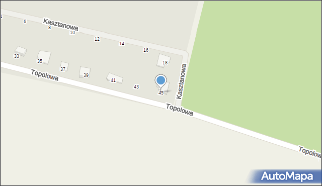 Tychowo, Topolowa, 45, mapa Tychowo