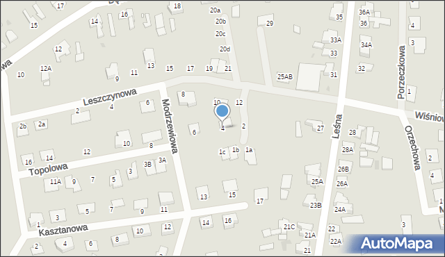 Wągrowiec, Topolowa, 4, mapa Wągrowiec